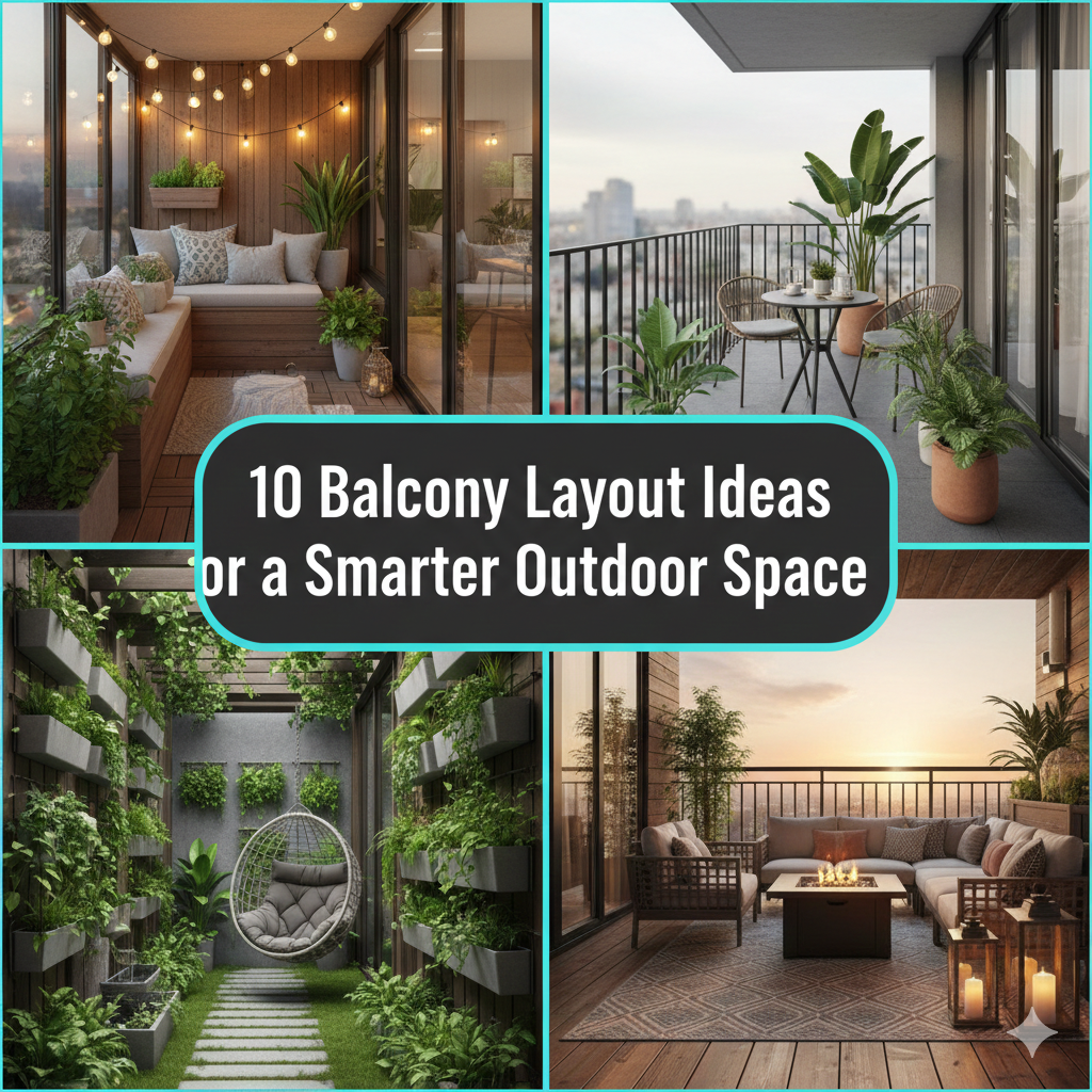 10 Balcony Layout Ideas for a Smarter Outdoor Space