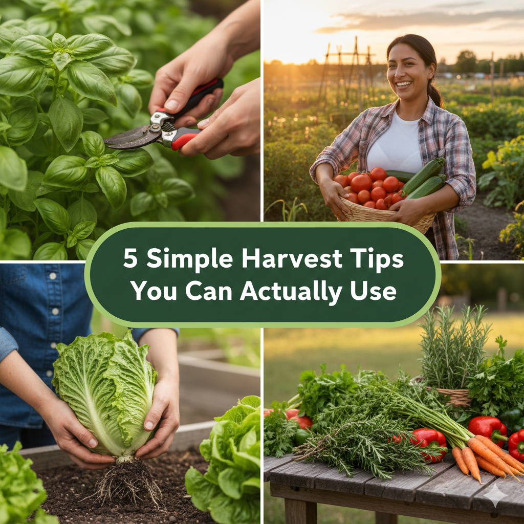 5 Simple Harvest Tips You Can Actually Use (Even If You Have No Idea What You Are Doing)