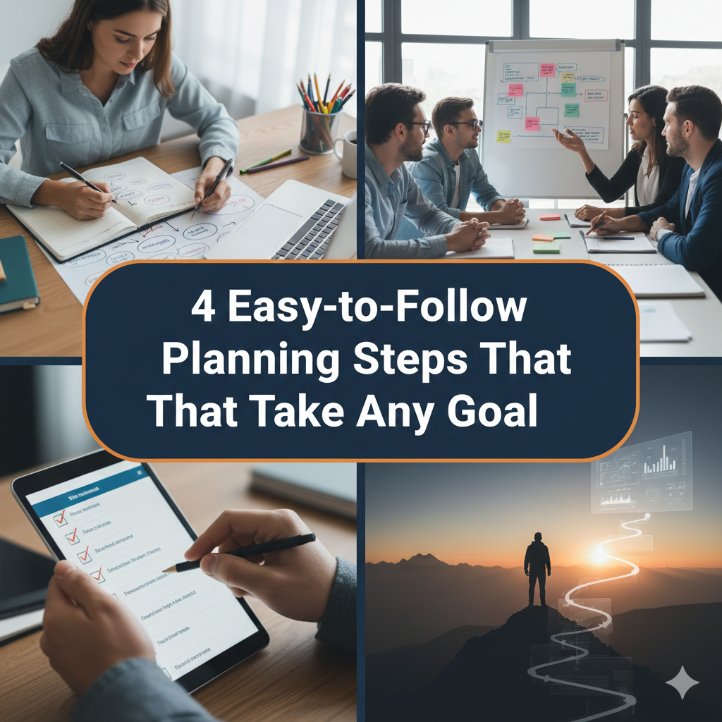4 Easy-to-Follow Planning Steps That Take Any Goal and Turn It Into Actual Results