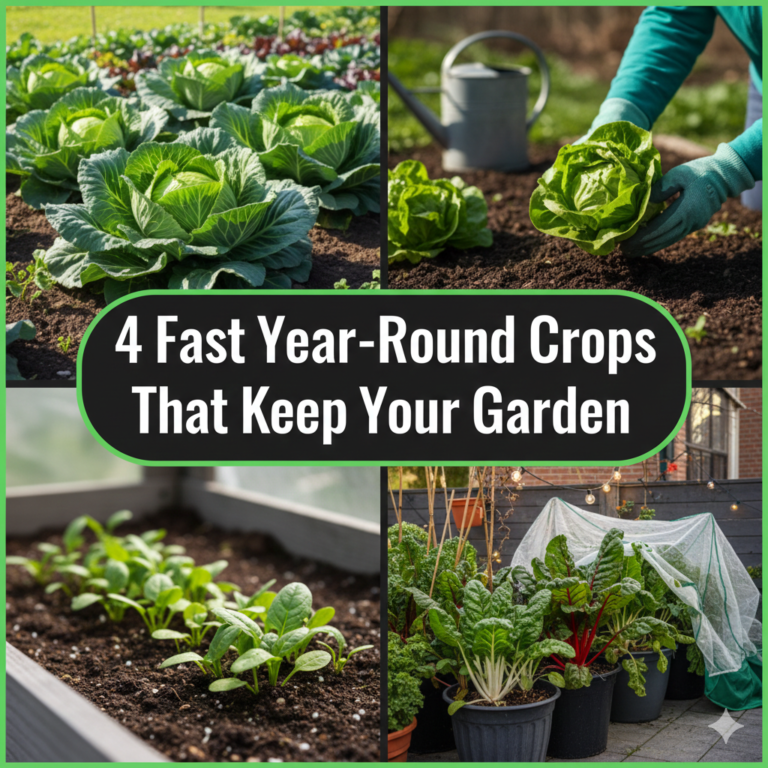4 Fast Year-Round Crops