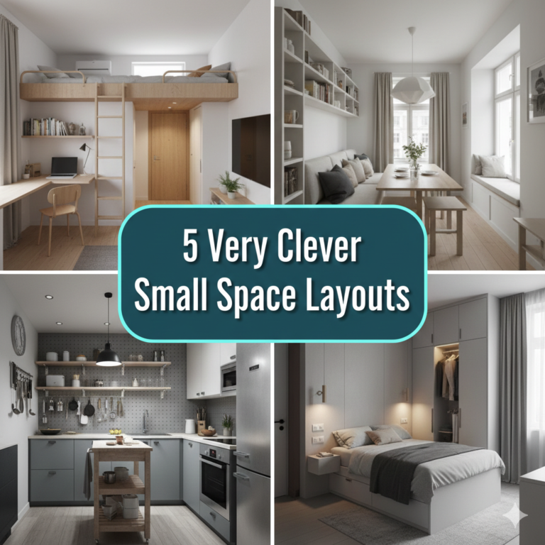 5 Very Clever Small Space Layouts