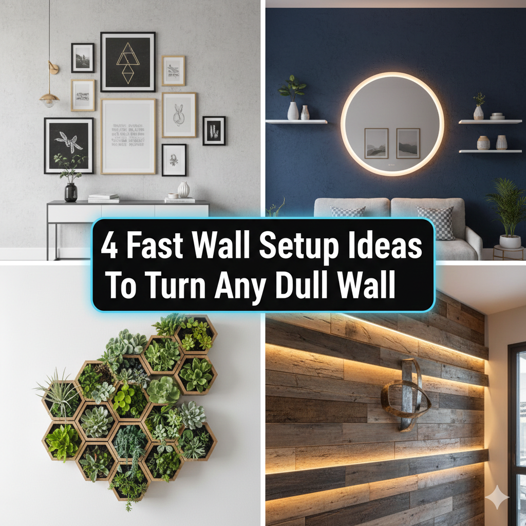 4 Fast Wall Setup Ideas To Turn Any Dull Wall Into A Breathtaking Focal Point