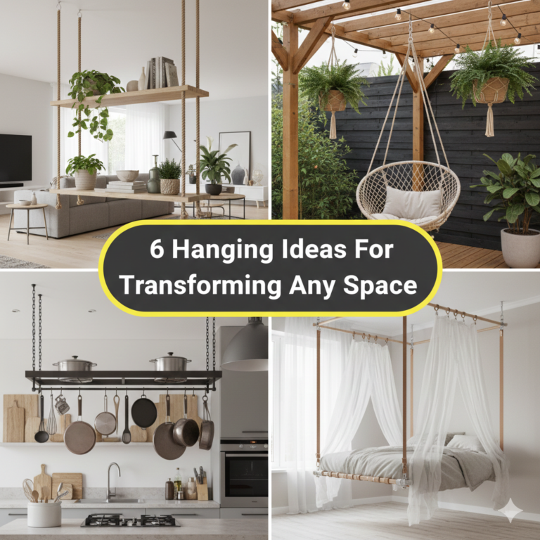 6 Hanging Ideas