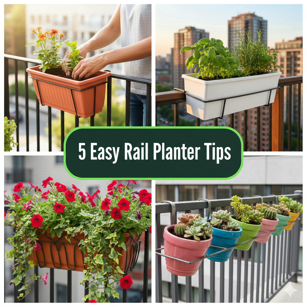 5 Easy Rail Planter Tips