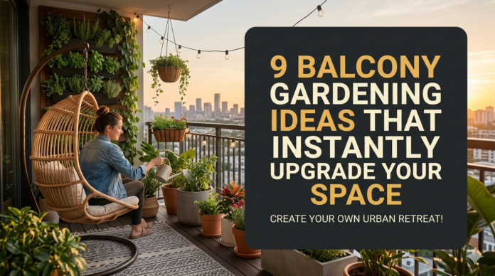 9 balcony gardening ideas that instantly upgrade your space