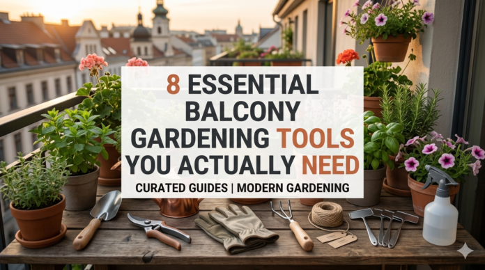 8 Essential Balcony Gardening Tools You Actually Need