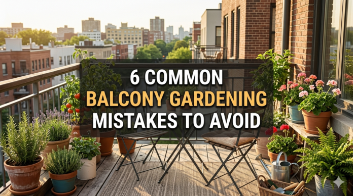6 Common Balcony Gardening Mistakes to Avoid