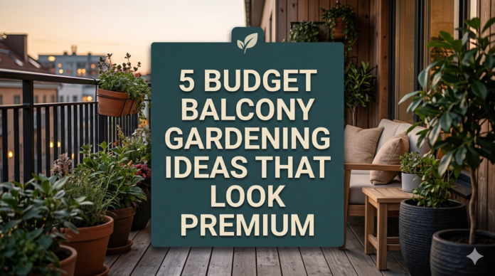 5 budget balcony gardening ideas that look premium