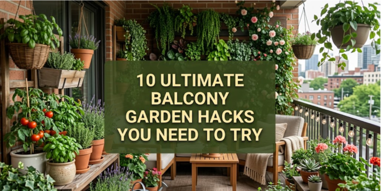 10 ultimate balcony garden hacks you need to try