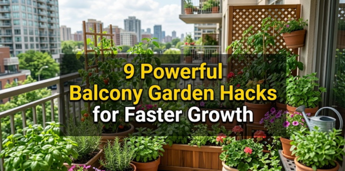 9 Powerful Balcony Garden Hacks for Faster Growth