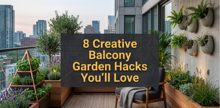 8 Creative Balcony Garden Hacks You’ll Love