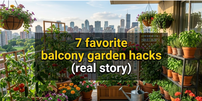 7 favorite balcony garden hacks (real story)