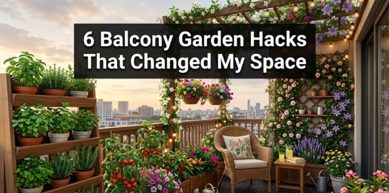 6 Balcony Garden Hacks That Changed My Space