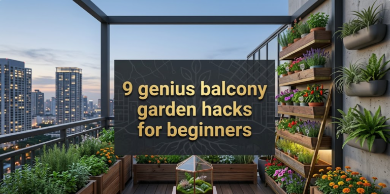 9 genius balcony garden hacks for beginners