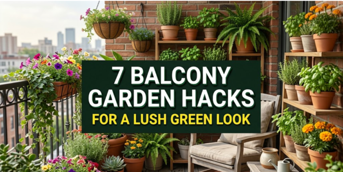7 balcony garden hacks for a lush green look