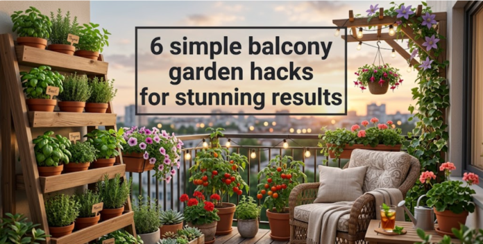 6 simple balcony garden hacks for stunning results