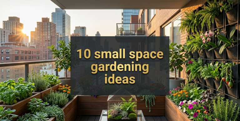 10 small space gardening ideas
