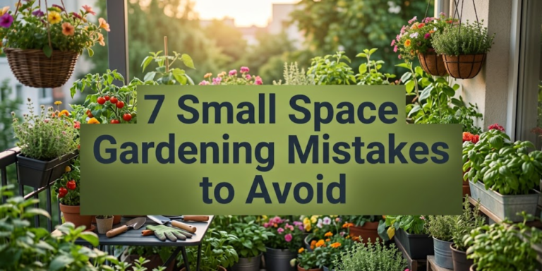7 Small Space Gardening Mistakes to Avoid