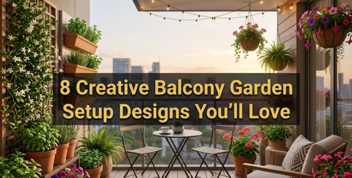 8 Creative Balcony Garden Setup Designs You’ll Love