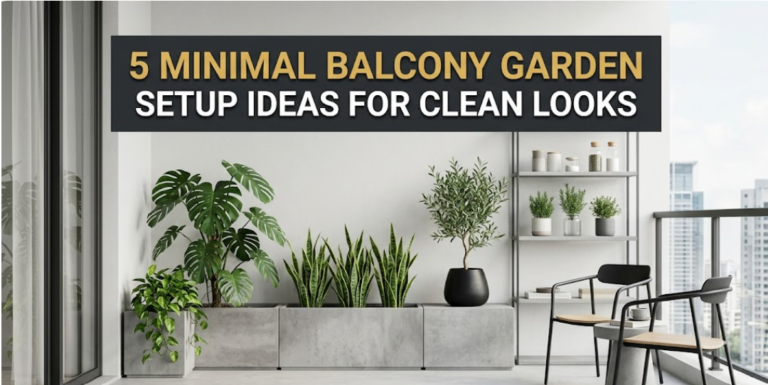 5 minimal balcony garden setup ideas for clean looks