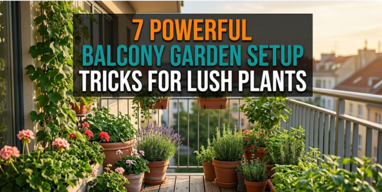 7 Powerful Balcony Garden Setup Tricks for Lush Plants