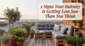 5 Signs Your Balcony Is Getting Less Sun Than You Think