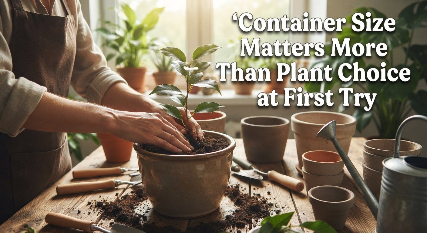 Container Size Matters More Than Plant Choice at First Try