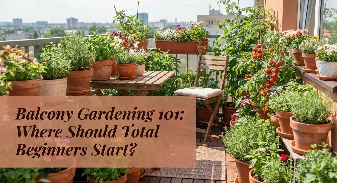 Balcony Gardening 101: Where Should Total Beginners Start?