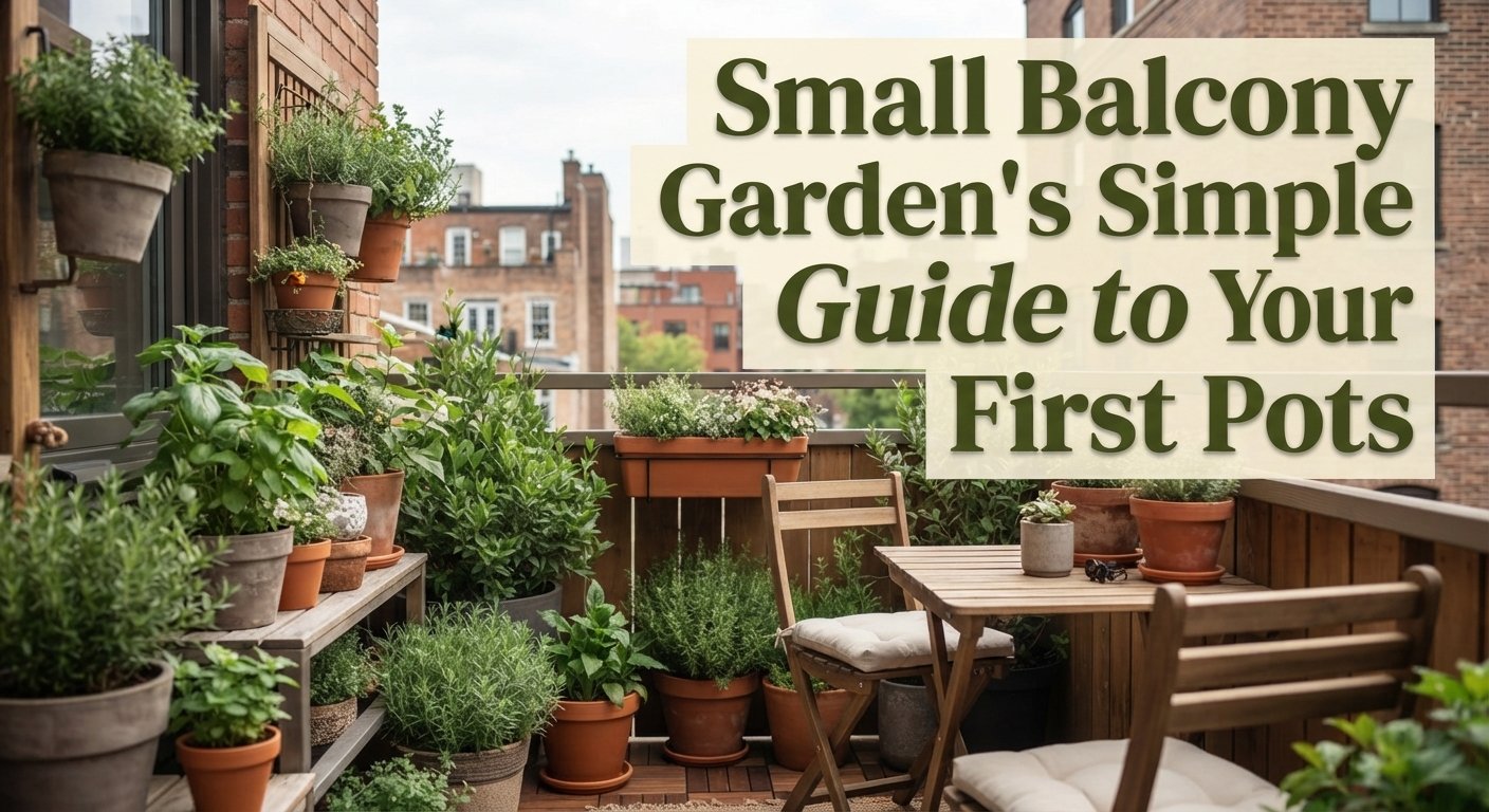 Small Balcony Garden's Simple Guide to Your First Pots