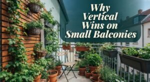 Why Vertical Wins on Small Balconies