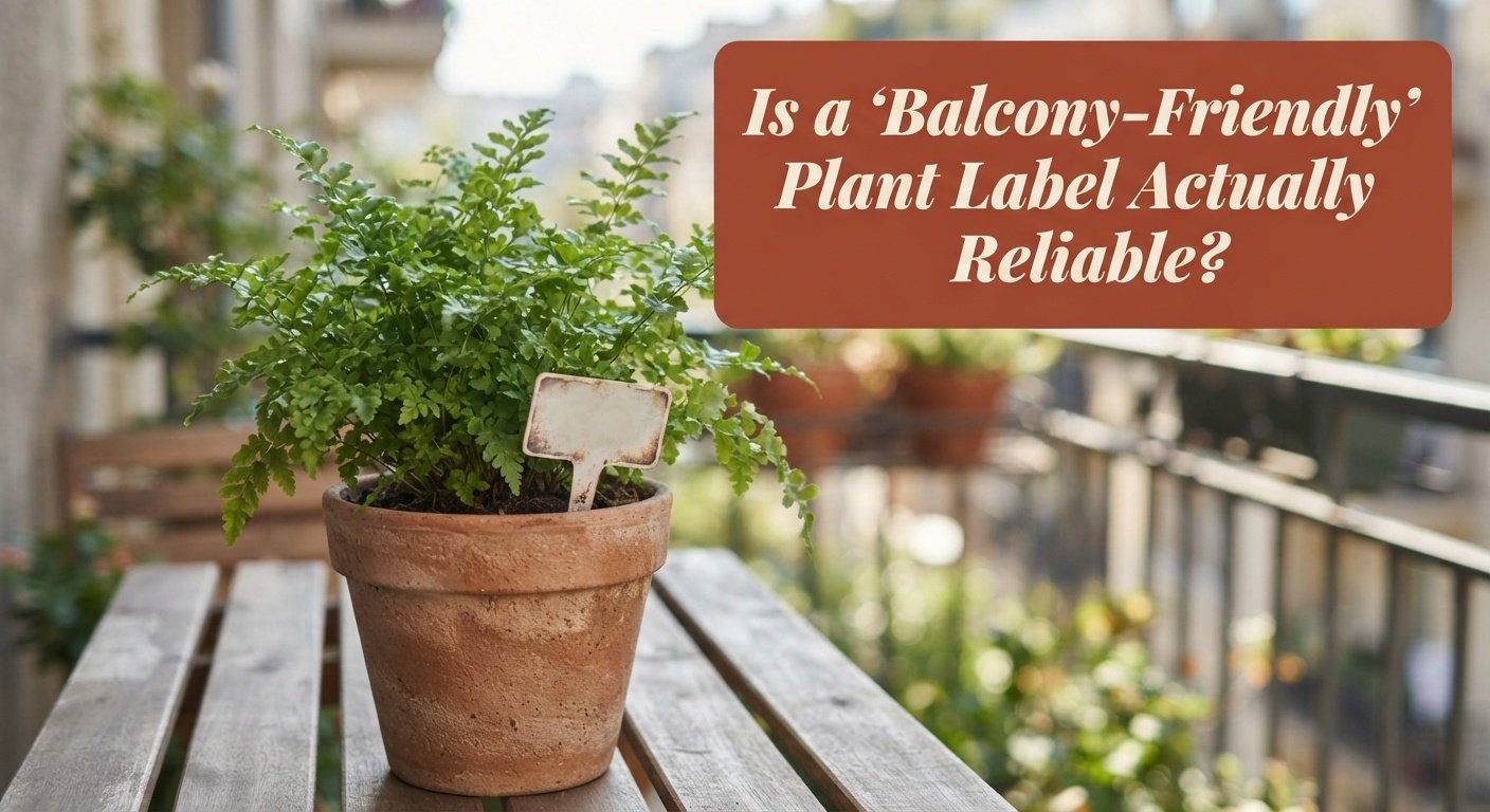 Is a 'Balcony-Friendly' Plant Label Actually Reliable?