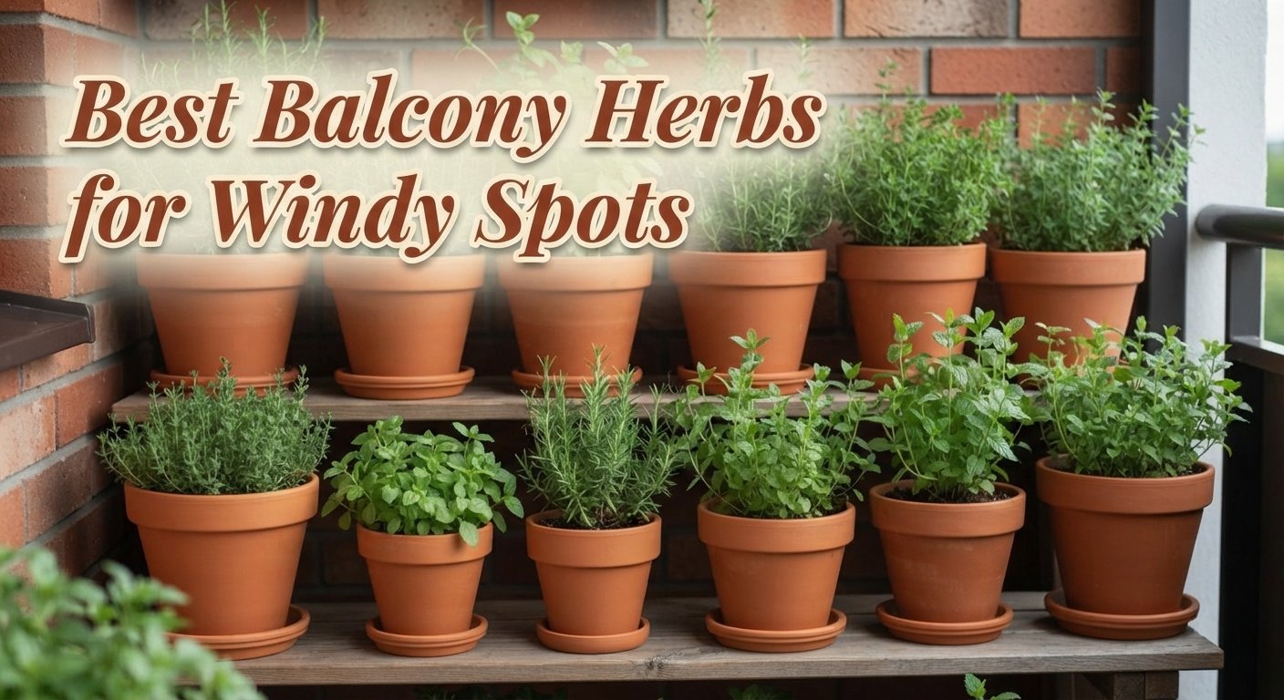 Best Balcony Herbs for Windy Spots