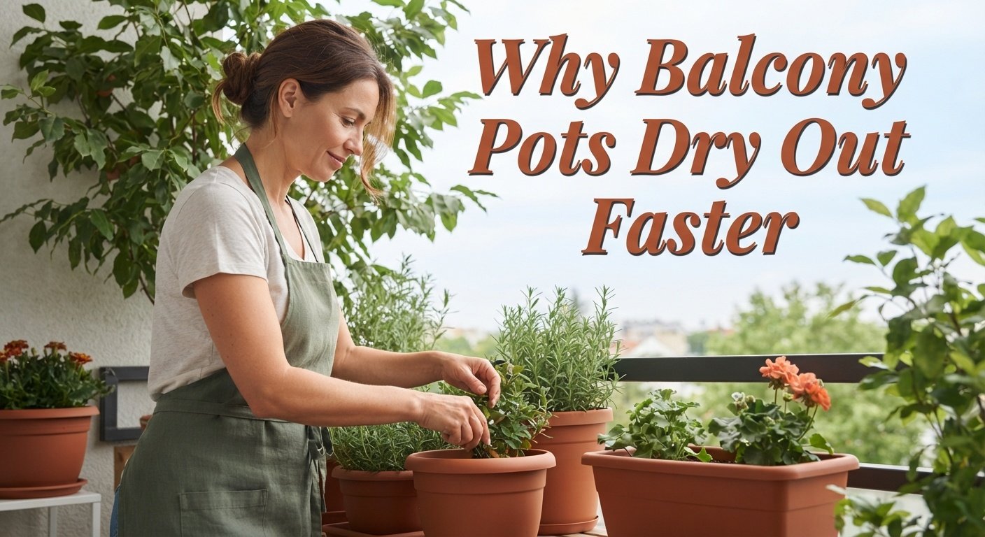 Why Balcony Pots Dry Out Faster
