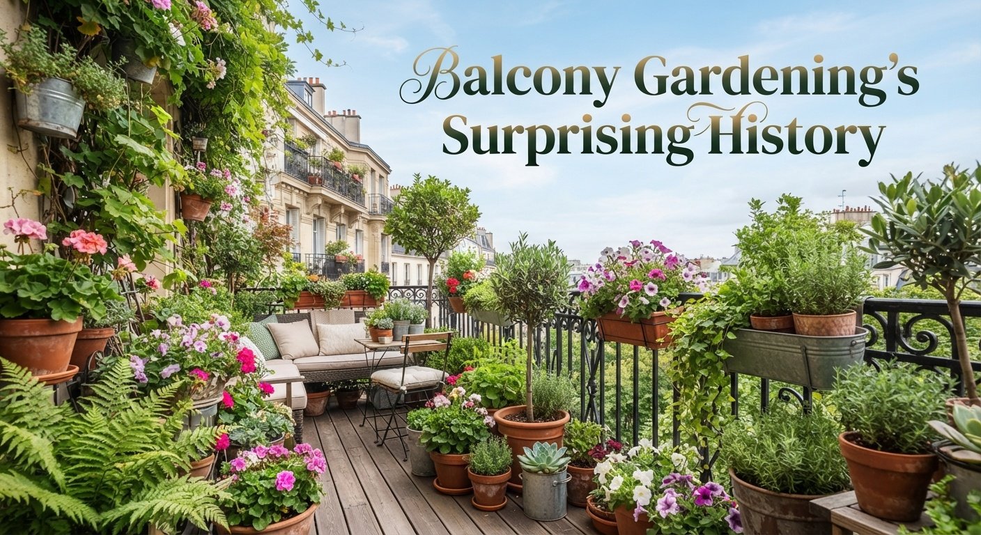 Balcony Gardening's Surprising History