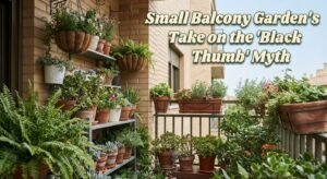 Small Balcony Garden's Take on the 'Black Thumb' Myth