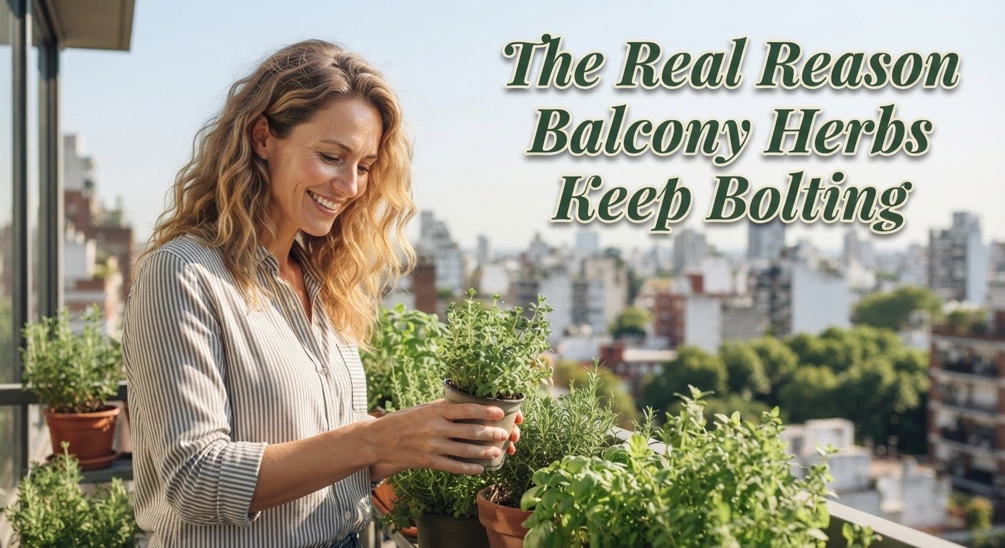 The Real Reason Balcony Herbs Keep Bolting