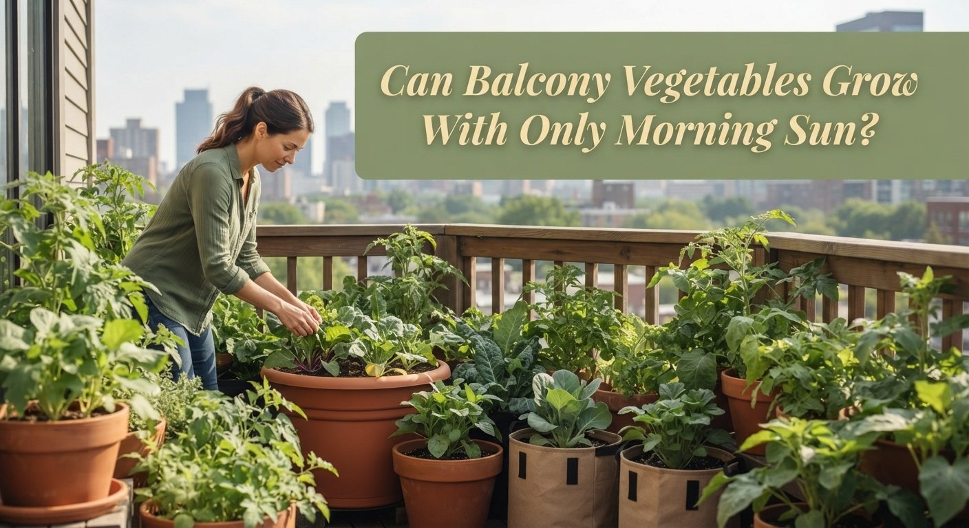 Can Balcony Vegetables Grow With Only Morning Sun?