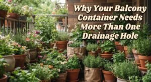 Why Your Balcony Container Needs More Than One Drainage Hole