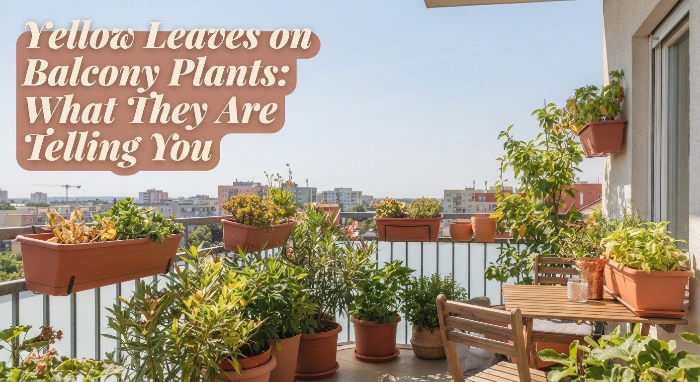 Yellow Leaves on Balcony Plants: What They Are Telling You